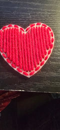 Hearts Homemade Yarn and Plastic Canvas